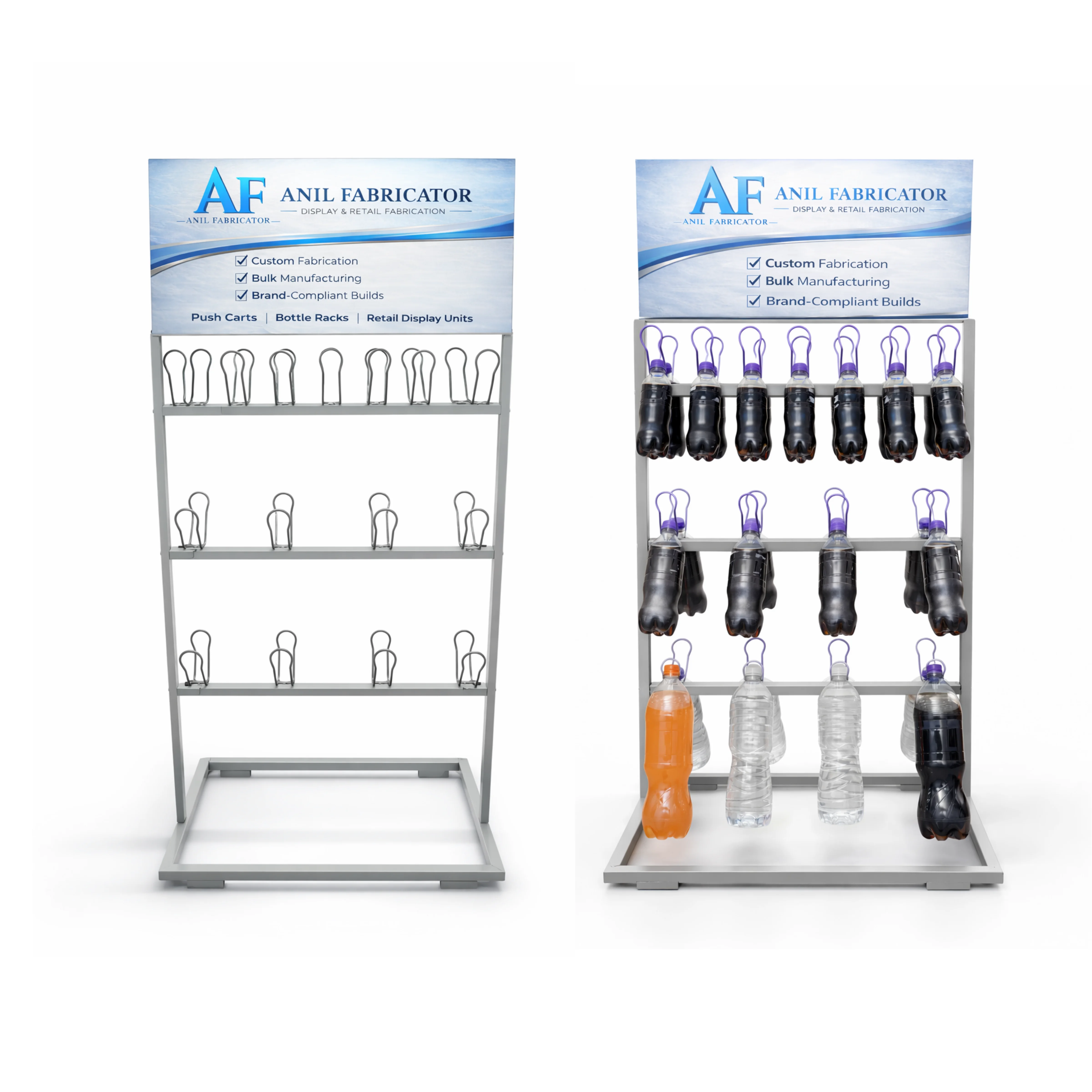 RetailMax Hook Display Rack front view