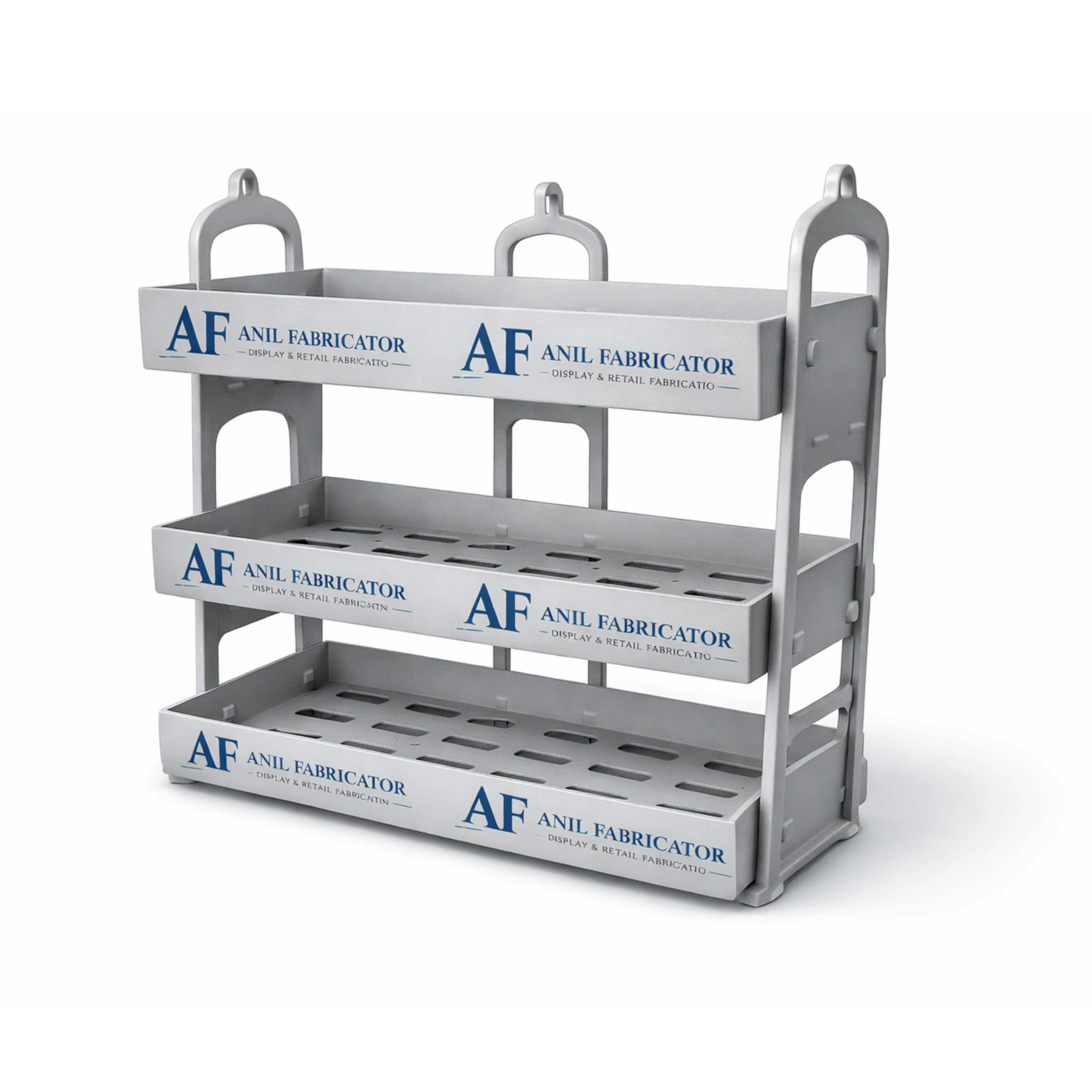RetailMax Multi-Level Tray Rack front view