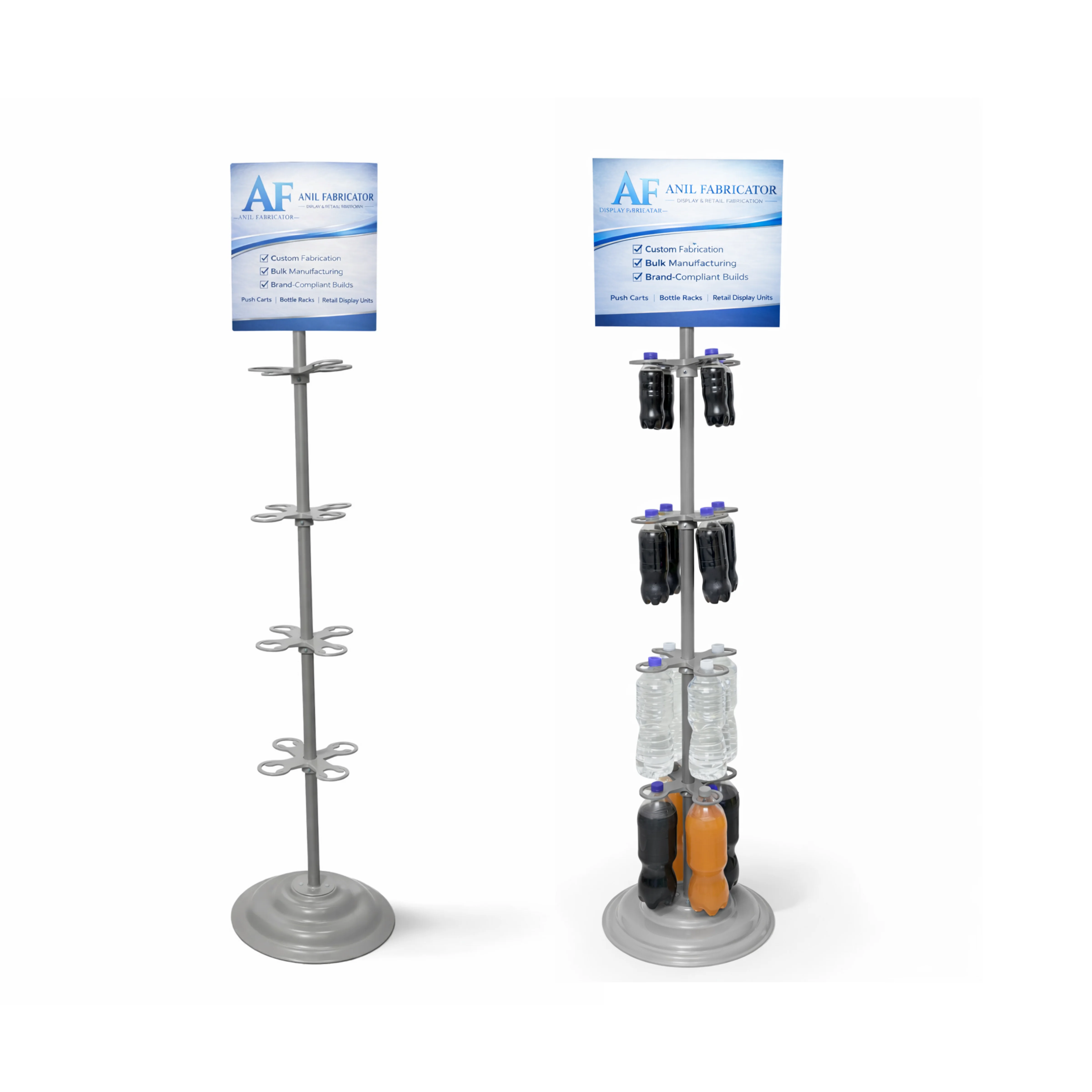 RetailMax Bottle Holder Stand front view