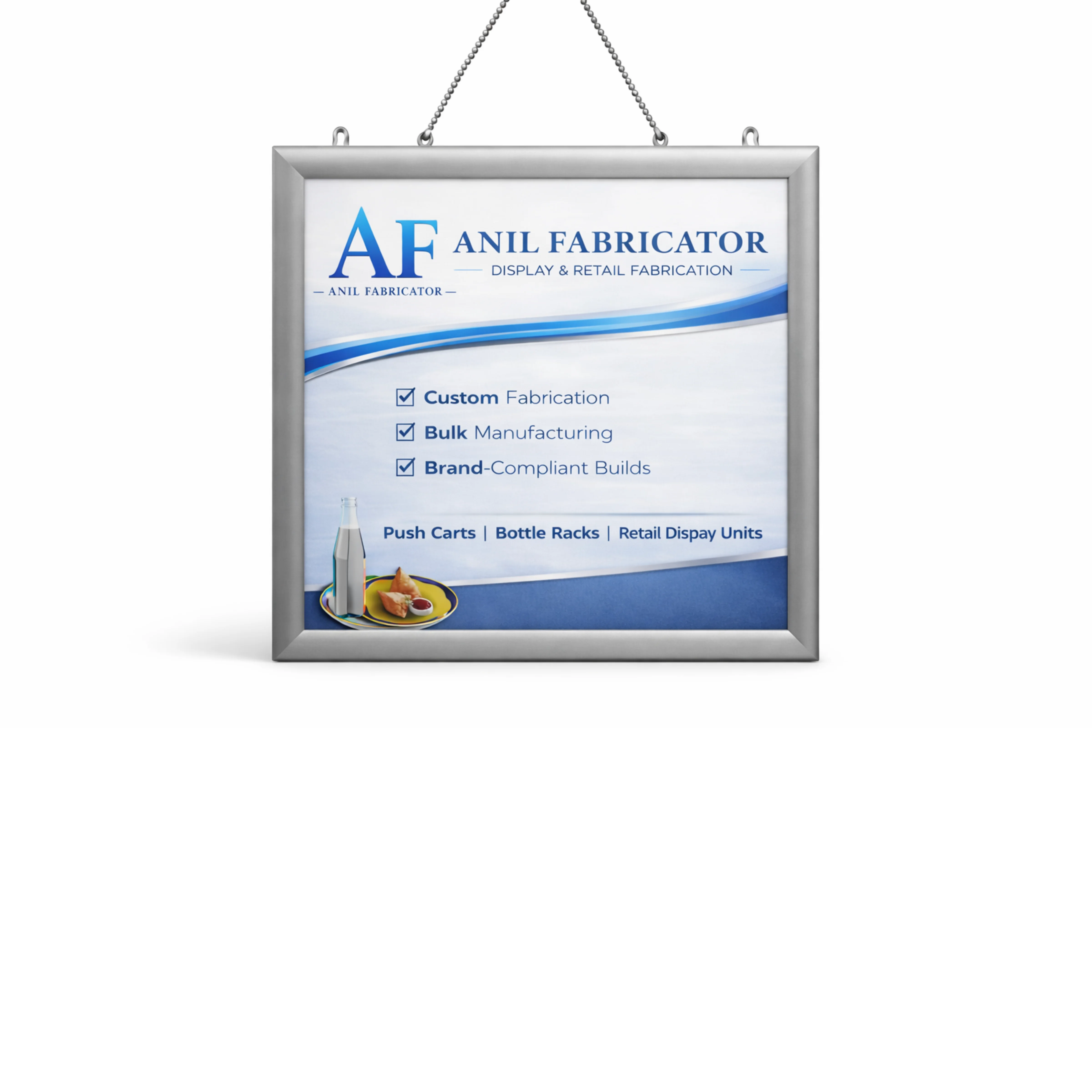 StoreTech Branding Frame front view