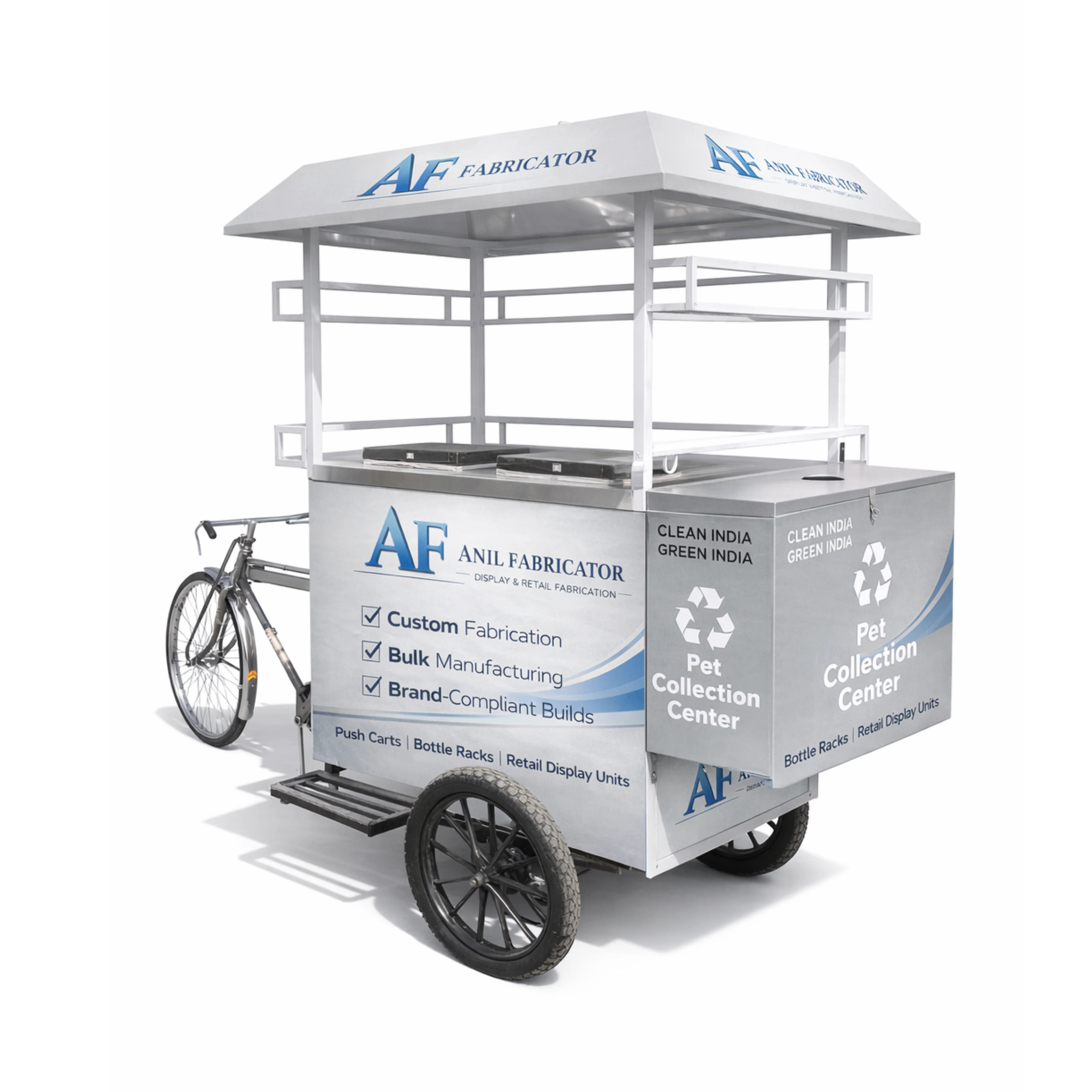 StreetPro Utility bin Cycle front view