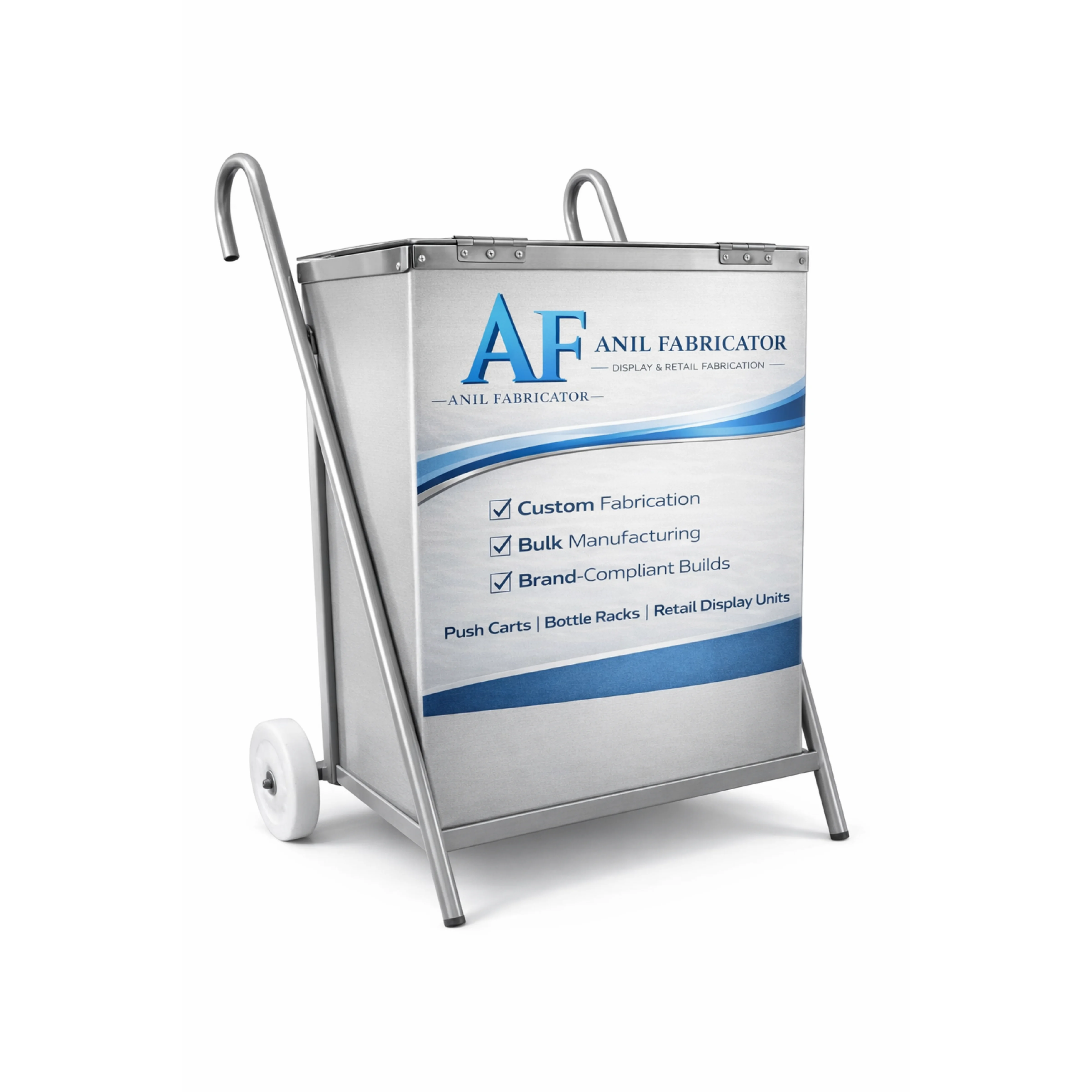 StreetPro Mobile Bin Cart front view